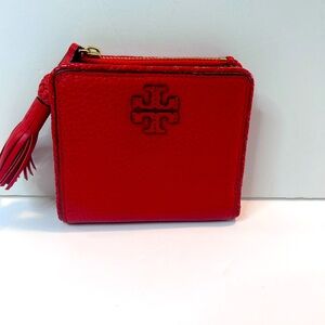 Tory Burch Red Wallet
